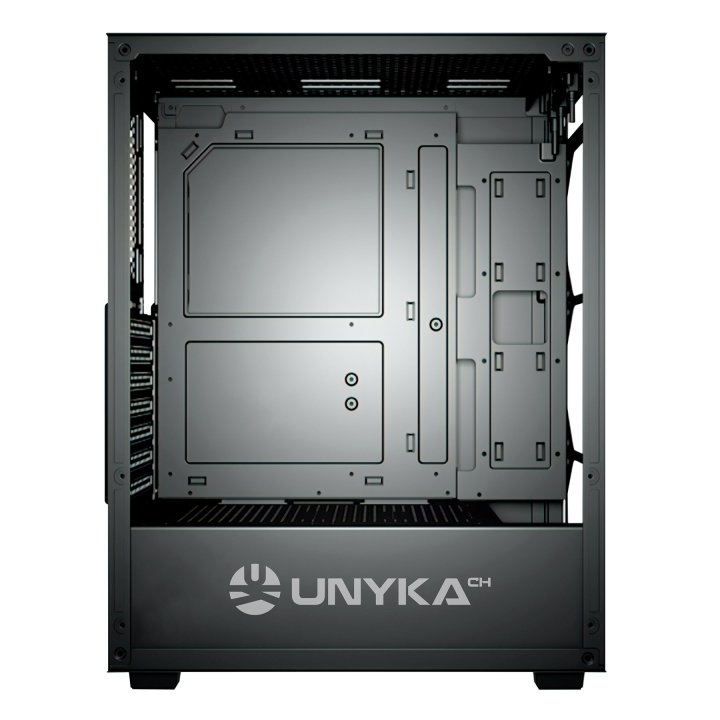 Caja Atx Semitorre Gaming Unykach Mir100 Atx Uk 511303 Color Negro Panel Lateral Cristal Templado 4vgb 120mm 2xusb 3.0