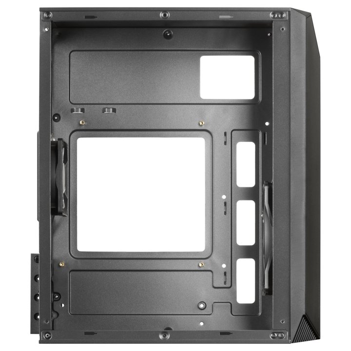 Caja Microatx Gaming Mars Gaming Mc-s1 Black Frontal Argb Ventilador Traser Frgb Ventana Lateral Sin Fuente De Alimentacion