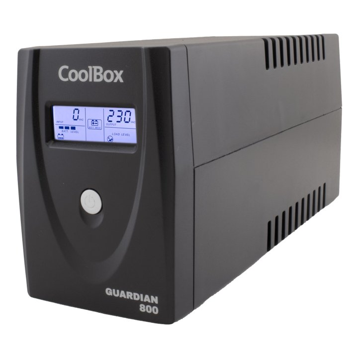 Sai Coolbox Guardian 3 800va Con Lcd 480w 2xschuko Color Negro 