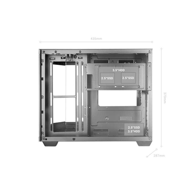 Caja Microatx Gaming Mars Gaming Mc3tcorem...