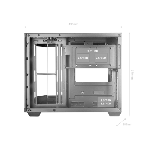 Caja Microatx Gaming Mars Gaming Mc3tcorem...