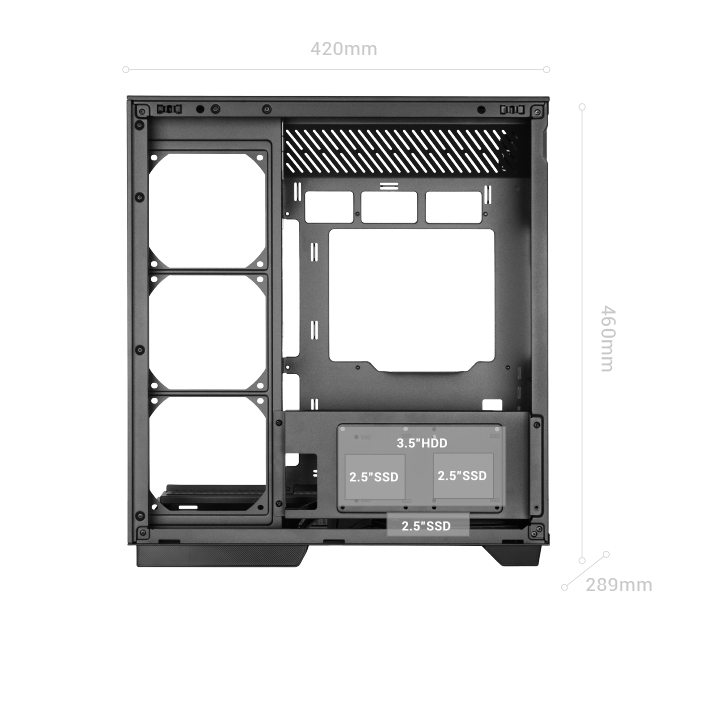Caja Atx Semitorre Gaming Mars Gaming Mc3gfpro...