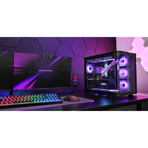 Caja Atx Semitorre Gaming Mars Gaming Mcfusion...