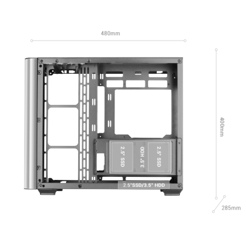 Caja Atx Semitorre Gaming Mars Gaming Mcfusion...