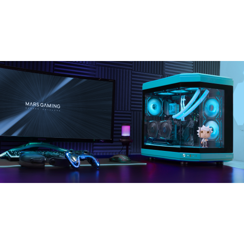 Caja Atx Semitorre Gaming Mars Gaming Mc3t...