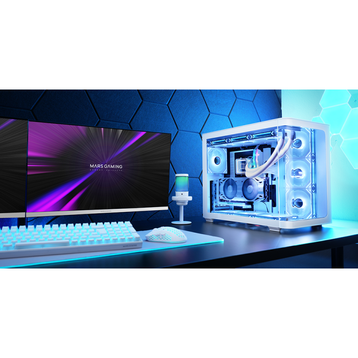 Caja Atx Semitorre Gaming Mars Gaming Mcfusion...