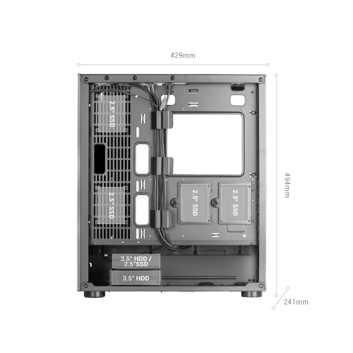 Caja E-atx Torre Gaming Mars Gaming Mc-ult Xxl...