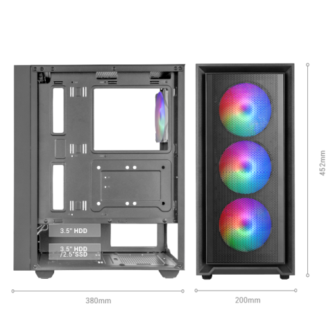 Caja Atx Semitorre Gaming Mars Gaming Mcairw...