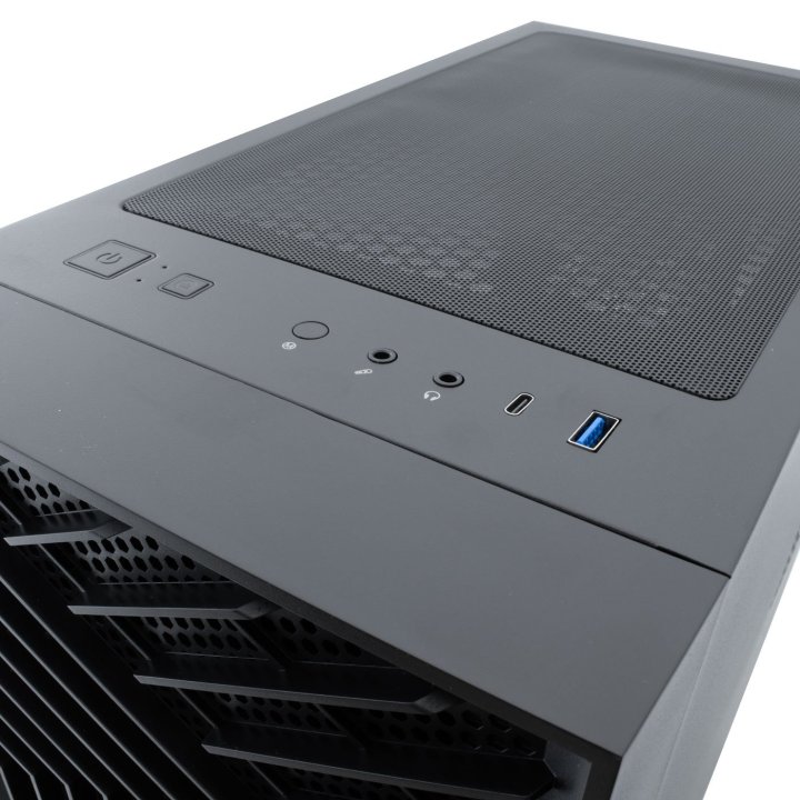 Caja Atx Semitorre Coolbox Ga300 Grid Line Argb...