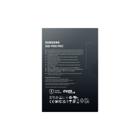 Disco M.2 Nvme 1tb Samsung 9100pro Mz-vap1t0bw  Pcie 5.0 Read 7450mbps Write 13300mbps