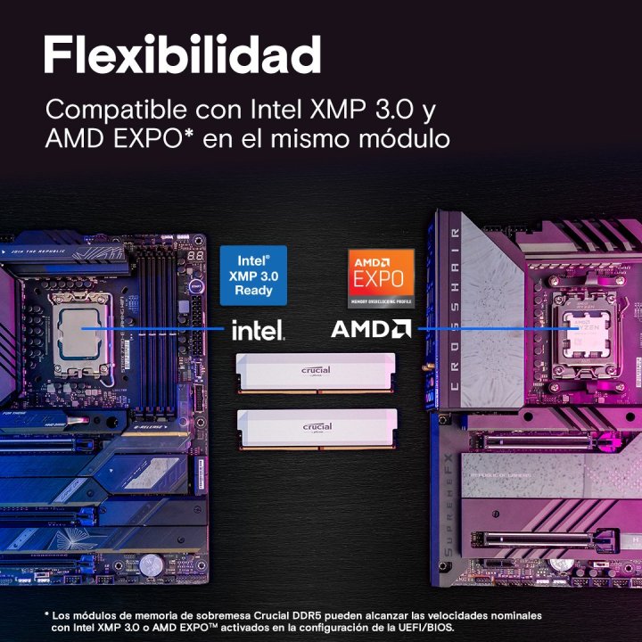 Ddr5 16gb 6400mhz Crucial Pro Cp16g64c38u5w...
