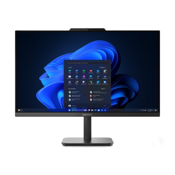 Ordenador All In One Lenovo V100 Intel N100 24" 8gb 512gb W11pro Inc. Teclado Y Mouse