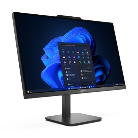 Ordenador All In One Lenovo V100 Intel N100 24" 8gb 512gb W11pro Inc. Teclado Y Mouse