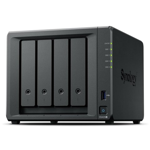 Servidor Nas Synology Ds425+ 4 Bahias  2gb Ram Raid Jbod 0,1,5,6,10