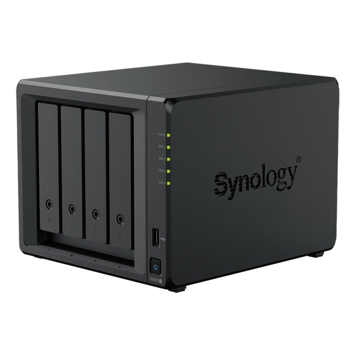 Servidor Nas Synology Ds925+ 4 Bahias  Raid Jbod 0,1,5,6,10 - 4gb Ram 