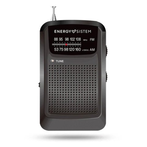 Radio Portatil Am/fm Energy Sistem Salida De Minijack 3.5 Para Auriculares. Funciona Con Pila Aaa 