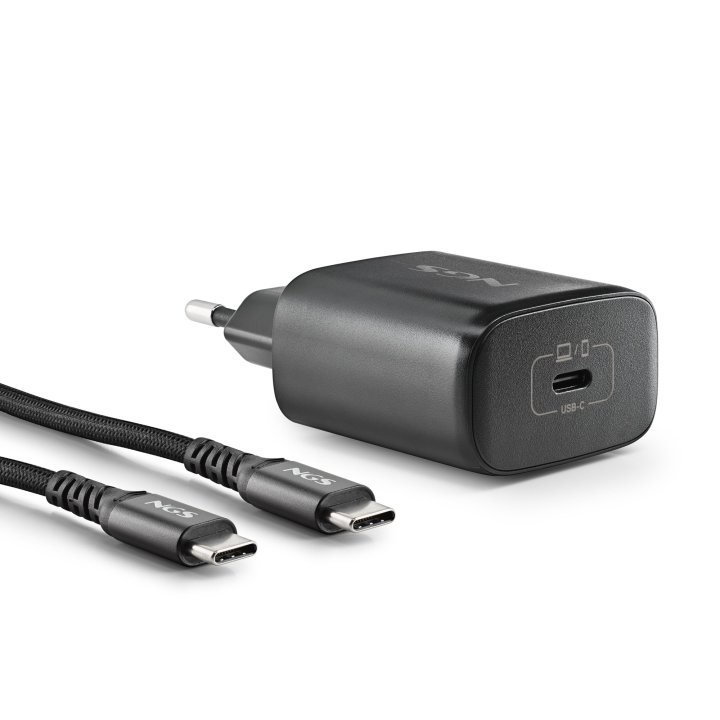 Cargador De Pared Ngs Bud 65w Gan 1xusb-c Incluye Cable De Carga