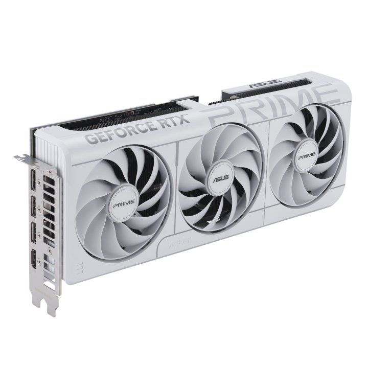 Vga Asus Geforce Prime Rtx 5070 Oc 12gb Ddr7 3xdp 1xhdmi 2557 Mhz Cuda 6144 192bit Tri Fan Blanco