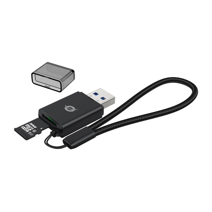 Card Reader Externo Conceptronic Bian07b Usb 3.0 Microsd tflash