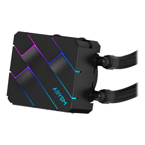 Sistema De Refrigeracion Liquida Abysm Oceanic Tide 240 Black Argb Dual Fan Intel Amd