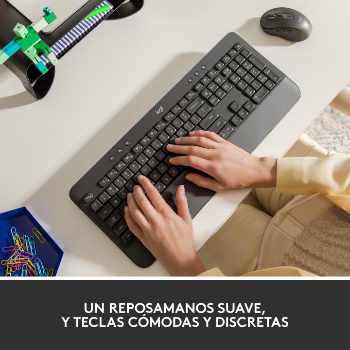 Teclado Logitech Bluetooth K650 Signature Graphite 920-010917
