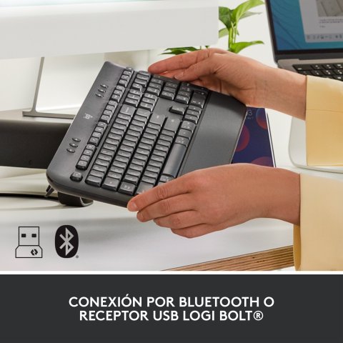 Teclado Logitech Bluetooth K650 Signature Graphite 920-010917