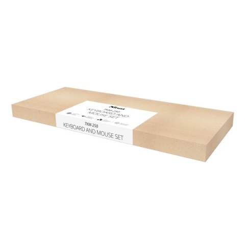 Teclado Y Mouse Trust Tkm-250 Silencioso Resistente A La Caida De Liquidos Cable 1.8m 23977