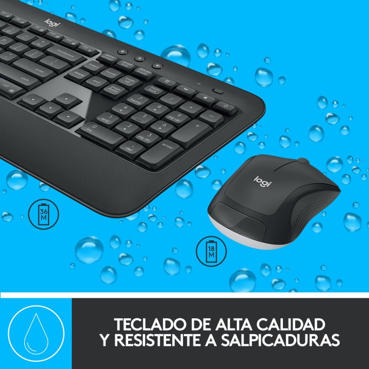 Teclado Y Mouse Logitech Wireless Mk540 Adavanced Unifyng P n  920-008680