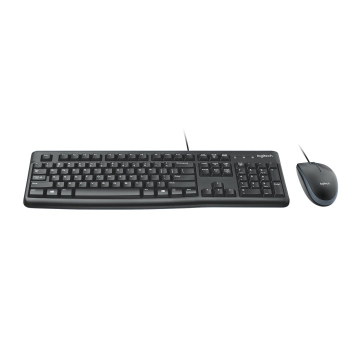 Teclado Y Mouse Logitech Mk120 Con Cable Usb P n 920-002550
