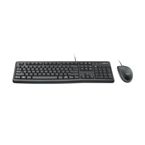 Teclado Y Mouse Logitech Mk120 Con Cable Usb P n 920-002550