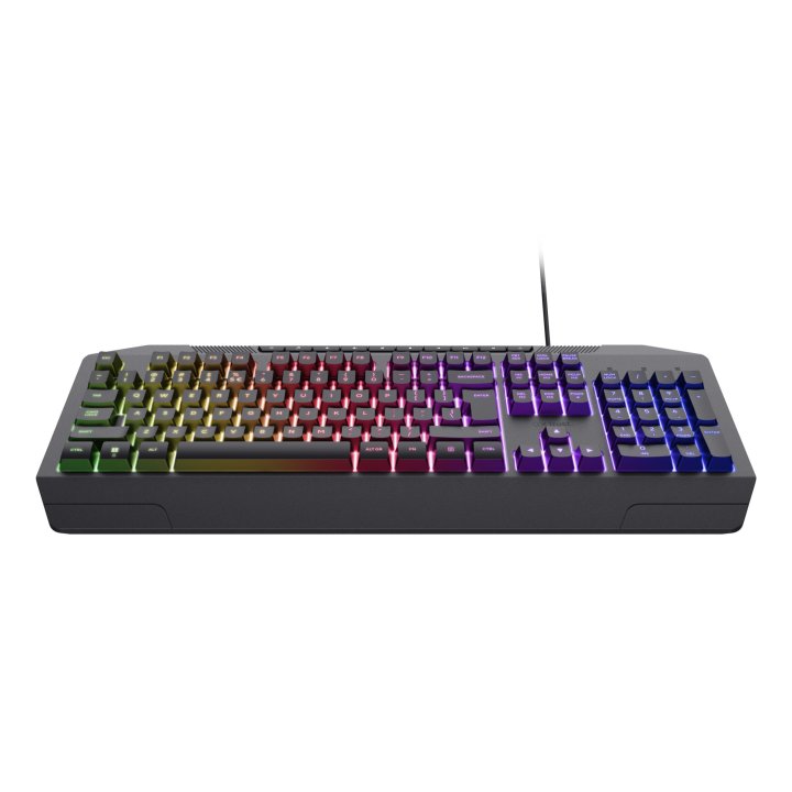 Teclado Trust Gaming Gxt 836 Evocx Iluminacion Led Anti-ghosting 12 Teclas Multi Usb 24998