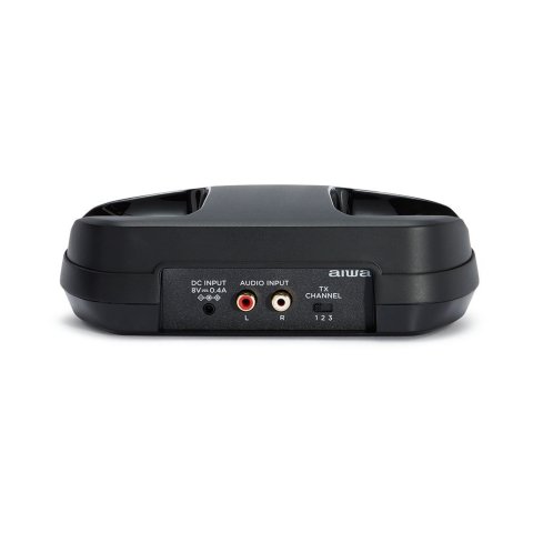 Auriculares Hi-fi Inalambricos Aiwa Whf-880 Base Con Conexión Rca Alcance 100m