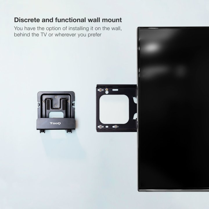 Soporte Vertical Universal Tooq Tqmpm4776 Para Mini Pc - Router Max 5kg