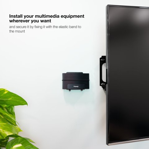 Soporte Vertical Universal Tooq Tqmpm4776 Para Mini Pc - Router Max 5kg