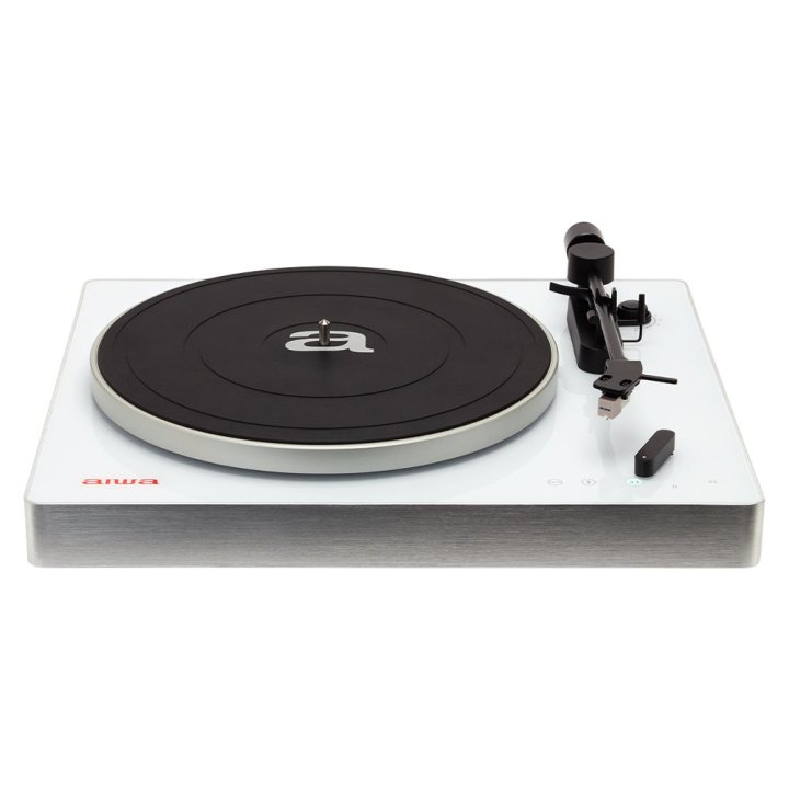 Tocadiscos Bluetooth Aiwa Apx-680bt Black Alta Precision Bt 5.0 Plato De Metal 27.5cm Tres Velocidades 33, 1 3 ,45 Rpm Lector
