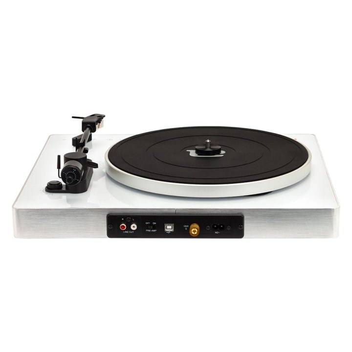 Tocadiscos Bluetooth Aiwa Apx-680bt Black Alta Precision Bt 5.0 Plato De Metal 27.5cm Tres Velocidades 33, 1 3 ,45 Rpm Lector