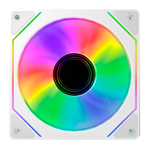 Ventilador Interno Abysm Arclight 3.0 Argb White Pwm 