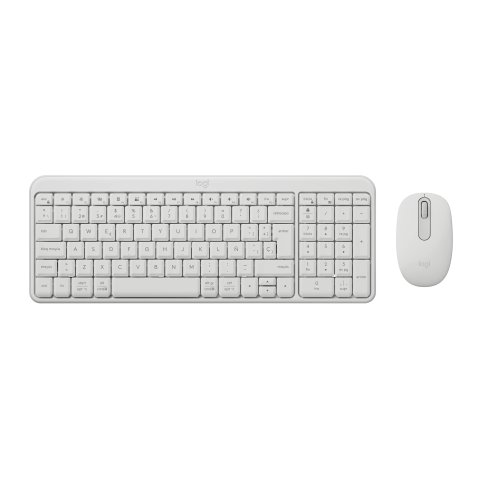 Teclado Y Mouse Logitech Bluetooth Mk250 920-013544 Blanco Compacto Anti Salpicaduras
