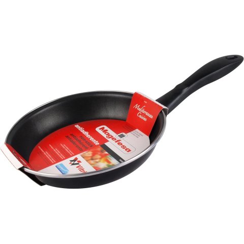 Sarten Magefesa V Negro 20-24 Lote Acero Antiadherente Todo Tipo Cocinas Lavavajillas