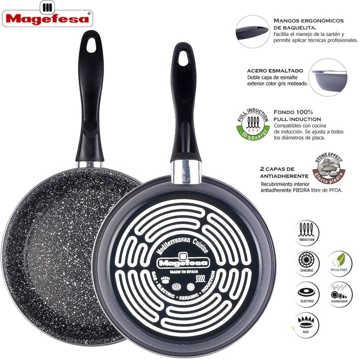Sarten Magefesa K2 Gransasso 32 Acero...