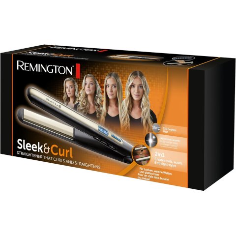 Plancha De Pelo Remington Sleek&curl Pantalla...