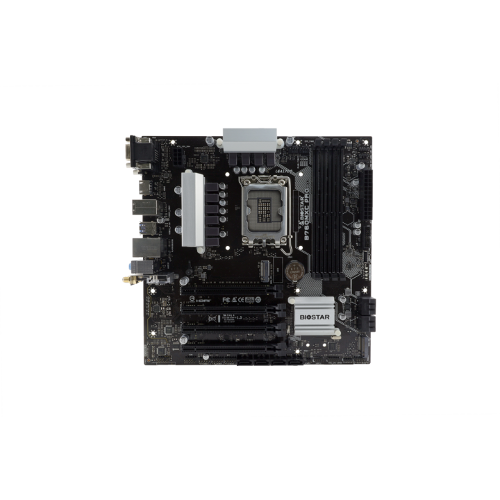 Pb Biostar B760mxc Pro Skt 1700 4xddr5 2m,2 Gen4x1 Glan 2,5gb Usb-c  Usb-a