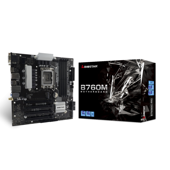 Pb Biostar B760mxc Pro Skt 1700 4xddr5 2m,2...