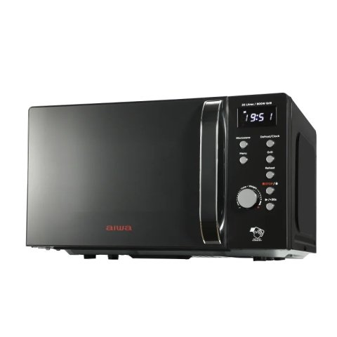 Microondas Aiwa Amw-202dg/bk Grill 20l 700w Color Negro
