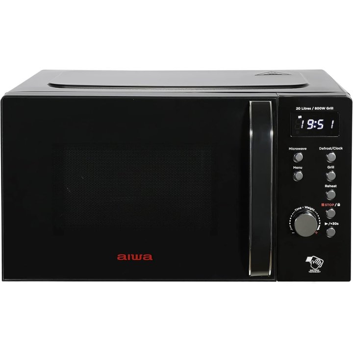 Microondas Aiwa Amw-202dg/bk Grill 20l 700w...