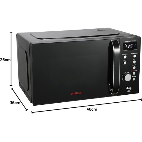 Microondas Aiwa Amw-202dg/bk Grill 20l 700w...