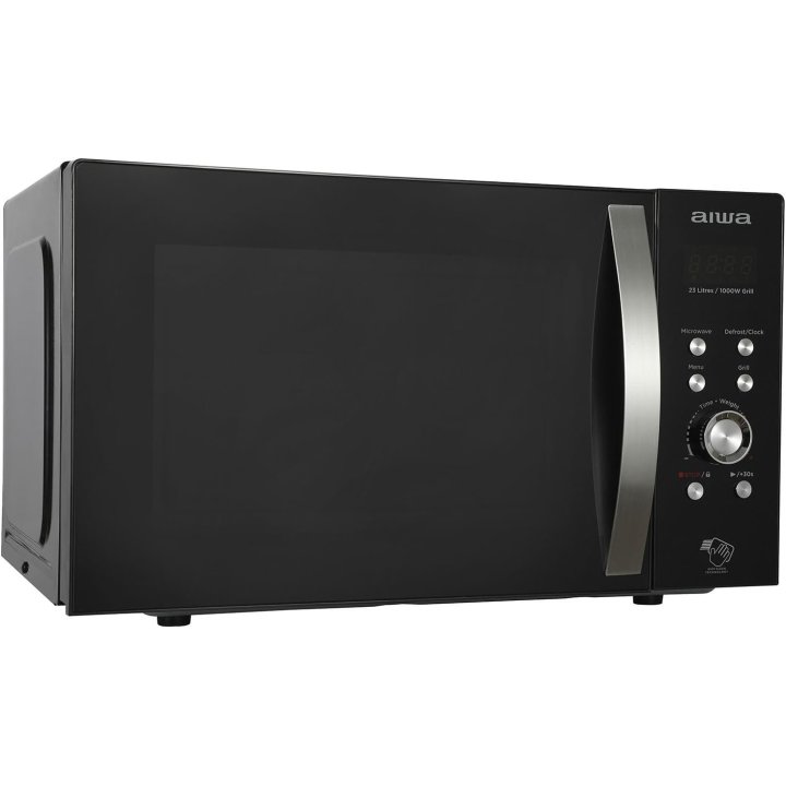 Microondas Aiwa Mw230dgbk Grill 23l 800w Color Negro