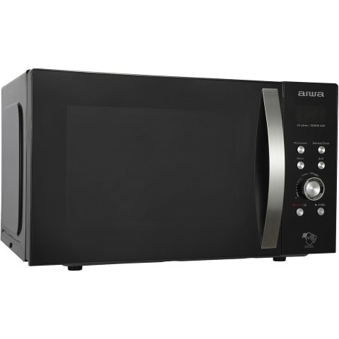 Microondas Aiwa Mw230dgbk Grill 23l 800w Color Negro