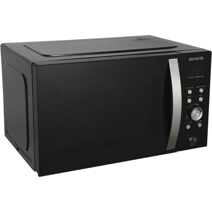 Microondas Aiwa Mw230dgbk Grill 23l 800w Color...