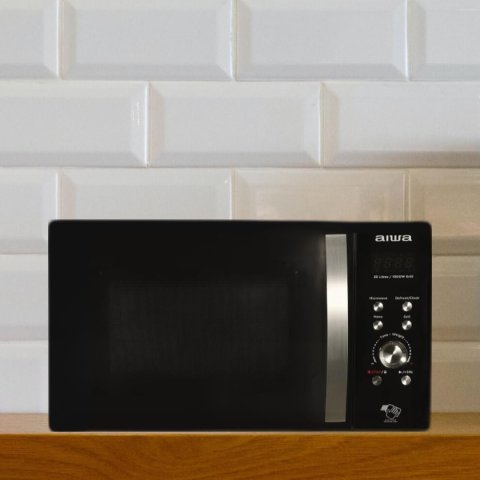 Microondas Aiwa Mw230dgbk Grill 23l 800w Color...